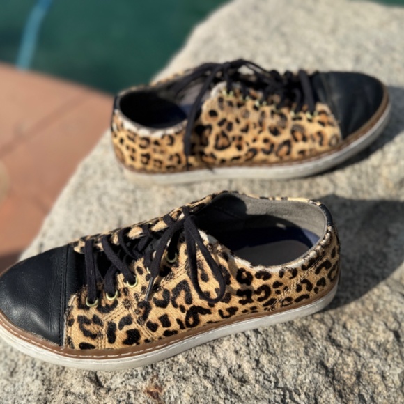 Cole Haan Leopard Tennis Shoes Size 7.5 - Picture 4 of 7